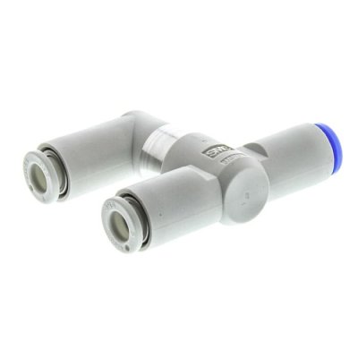 SMC VR1211F-06 Pneumatic Shuttle Valve AND Logic Function 6mm Tube, Tube Connection, 1 MPa Max Operating Pressure