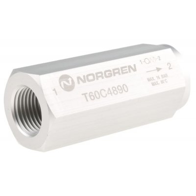 Norgren T60C4890 G 1/2 in Female Pneumatic Shut-Off Valve, 23.2L/s