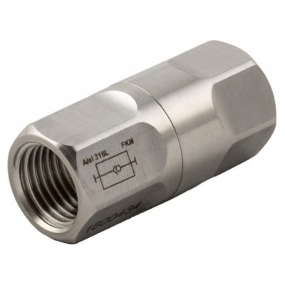 RS PRO 231-2703 66061 Non Return Valve 1/4 in Female Inlet, 1/4in Tube Inlet, 1/4 in Female Outlet, 0.2 → 25bar