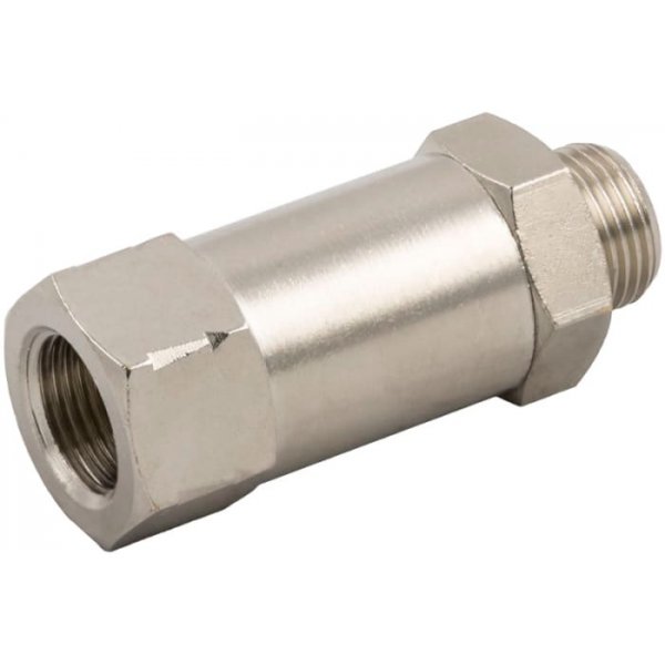 RS PRO 187-5699 6063 Non Return Valve 1/2 in Male Inlet, 2 to 8bar