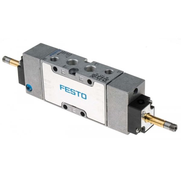Festo MFH-5/3G-1/4-B 5/3 Pneumatic Solenoid Valve - Electrical G 1/4 MFH Series, 19787