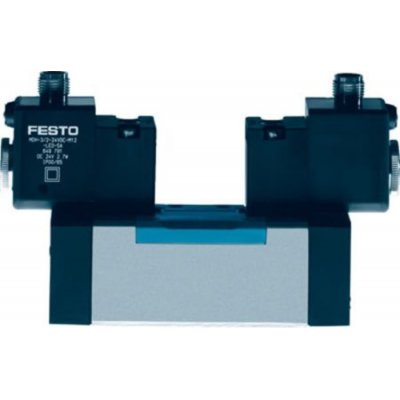 Festo JMDH-5/2-D-3-M12-C 5/2 Bistable Pneumatic Solenoid/Pilot-Operated Control Valve - Electrical