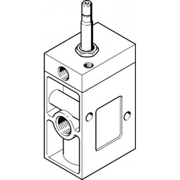 Festo MCH-3-1/2-S 3/2 Closed, Monostable Pneumatic Solenoid/Pilot-Operated Control Valve - Electrical