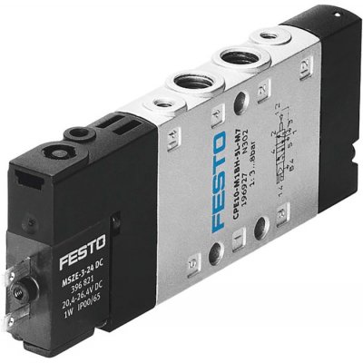 Festo CPE14-M1BH-5/3G 5/3 Solenoid Pilot Valve - Electrical G 1/8 CPE Series 24V dc
