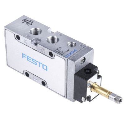 Festo MFH-5-1/4-B Pneumatic Solenoid Valve - Electrical G 1/4 MFH Series, 15901