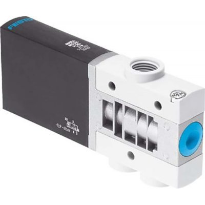 Festo MHE4-MS1H-3/2G-1/4 3/2 Closed, Monostable Pneumatic Solenoid/Pilot-Operated Control Valve - Electrical