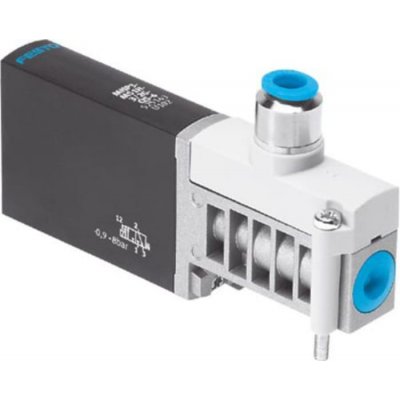 Festo MHP3-MS1H-3/2G-QS-6 3/2 Closed, Monostable Pneumatic Solenoid/Pilot-Operated Control Valve - Electrical