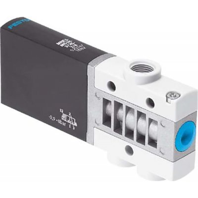 Festo MHE3-MS1H-3/2O-1/8 3/2 Open, Monostable Pneumatic Solenoid/Pilot-Operated Control Valve - Electrical