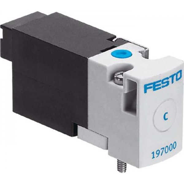 Festo MHA1-M1H-3/2G-0,6-HC 3/2 Closed, Monostable Pneumatic Solenoid/Pilot-Operated Control Valve - Electrical
