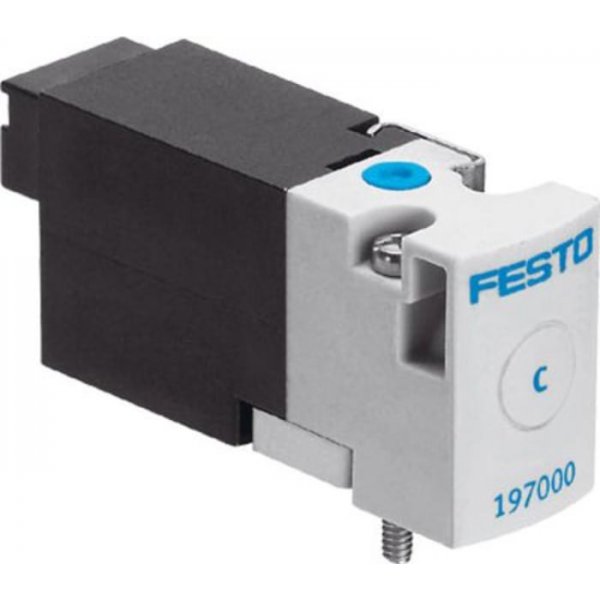 Festo MHA1-M5H-3/2G-0,6-HC 3/2 Closed, Monostable Pneumatic Solenoid/Pilot-Operated Control Valve - Electrical