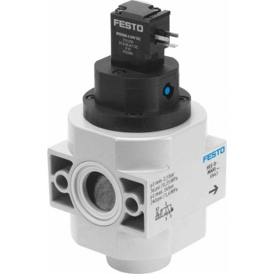 Festo HEE-D-MAXI-24 Piloted 3/2 Closed, Monostable Pneumatic Manual Control Valve HEE Series, G 3/8, 3/8in