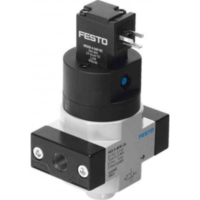 Festo HEE-1/8-D-MINI-24 Pneumatic Manual Control Valve HEE Series, G 1/8, 1/8, 165068