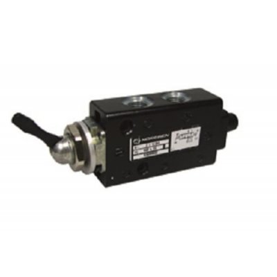 RS PRO 235-4743 Toggle 5/2 Pneumatic Control Valve super X manual 5/2 valve Series, G 1/8, 1/8in