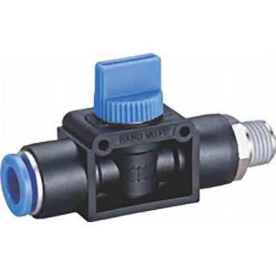RS PRO 144-2681 Handle 3/2 Pneumatic Manual Control Valve, 1/4in