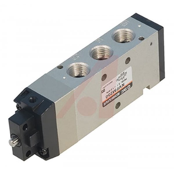 SMC NVFM250-N02-00 Basic 4/2 Pneumatic Manual Control Valve VFM200 Series, NPT 1/4, 1/4