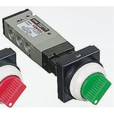 SMC VZM550-01-34G Twist Selector 5/2 Pneumatic Manual Control Valve VZM500 Series