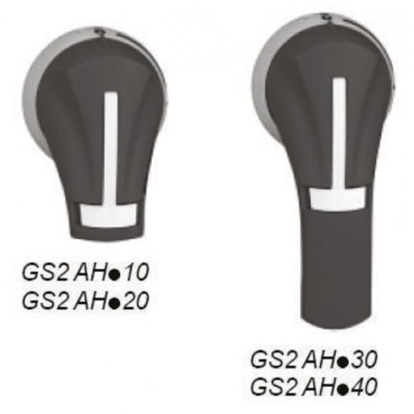 Schneider Electric GS2AH210 Black/Grey Rotary Handle