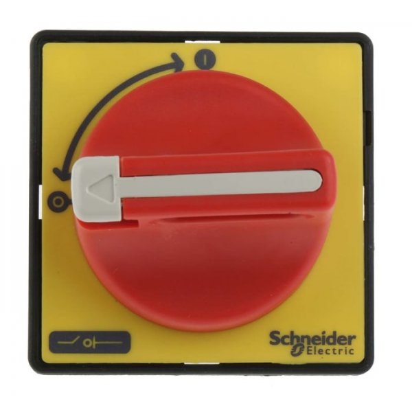 Schneider Electric KCF1PZ Red Rotary Handle, TeSys Series