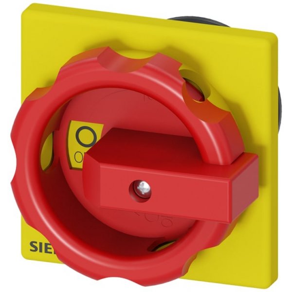 Siemens 3LD9344-3C Red/Yellow Rotary Handle, SENTRON Series