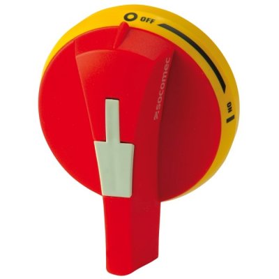 Socomec 14940111 Red/Yellow Rotary Handle, SIRCO Series