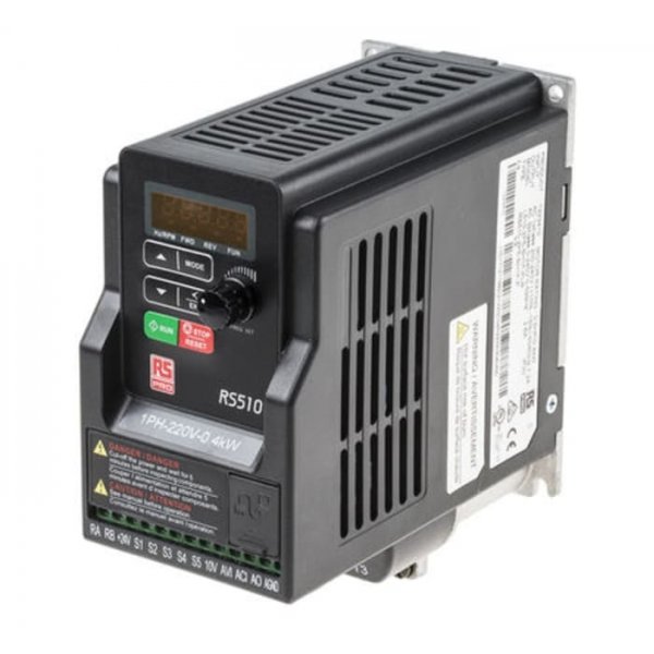 RS PRO 122-3410 Inverter Drive, 0.4 kW, 1 Phase, 230 V ac, 7.2 A
