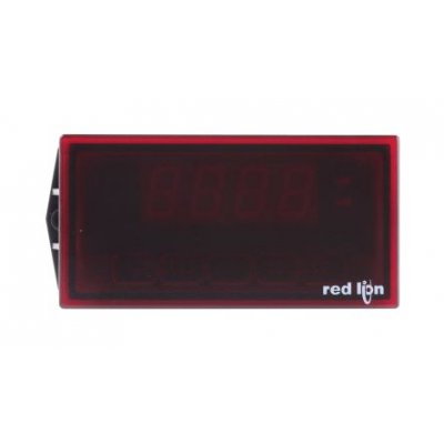 Red Lion PAXLID00 LED Digital Panel Ammeter 3.5-Digits DC