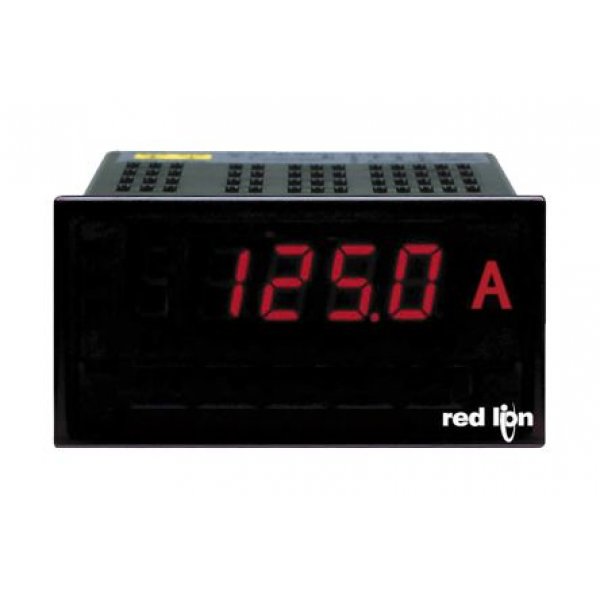 Red Lion PAXLIT00 LCD Digital Panel Ammeter 37259-Digits