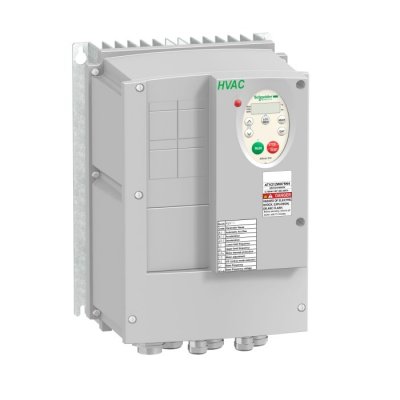 Schneider Electric ATV212W075N4C Variable Speed Drive, 0.75 kW, 3 Phase, 480 V, 1.4 A, 1.7 A, Altivar 212 Series