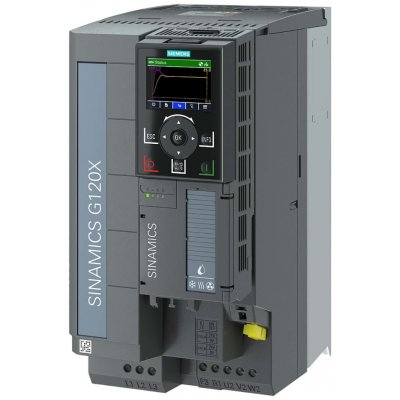 Siemens 6SL3220-1YE26-0AF0 Converter, 11 kW, 480 V ac, 24.5 A, SINAMICS G120X Series