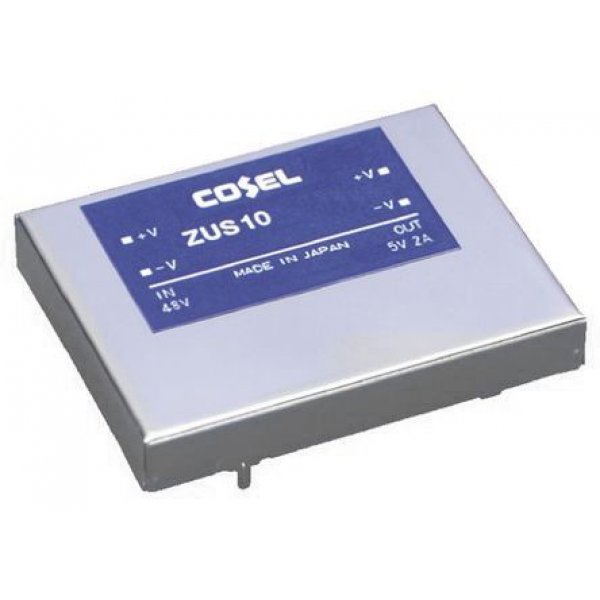 Cosel ZUW102415 Isolated DC-DC Converter Through Hole 18-36Vin ±15Vout