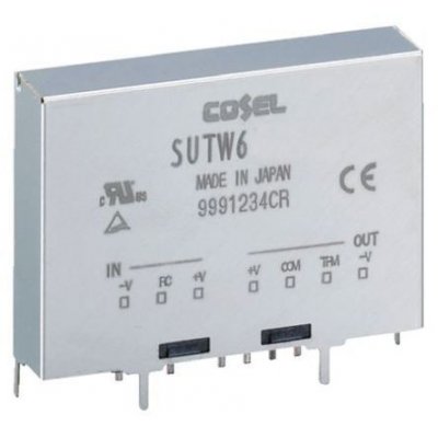 Cosel SUTS62405 Isolated DC-DC Converter Through Hole 18-36Vin 5Vout