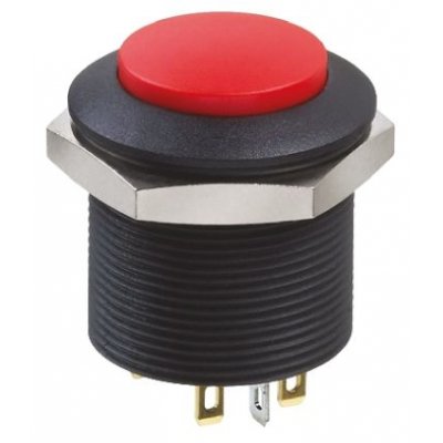 Apem FPAR1D1462C1X DP Off-On Push Button Switch Red LED