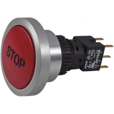 Apem A9PFB1Y2GSP5 DP Momentary Push Button Switch