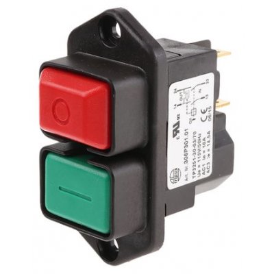 Apem 306.301.01 DPST Momentary Push Button Switch