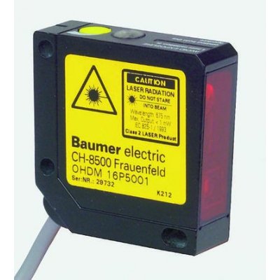 Baumer OHDM 16P5001 Diffuse Photoelectric Sensor 25-300mm