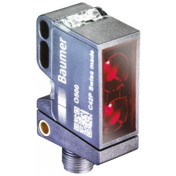 Baumer O500.RR-11096091 Retro-reflective Photoelectric Sensor 0-8mm