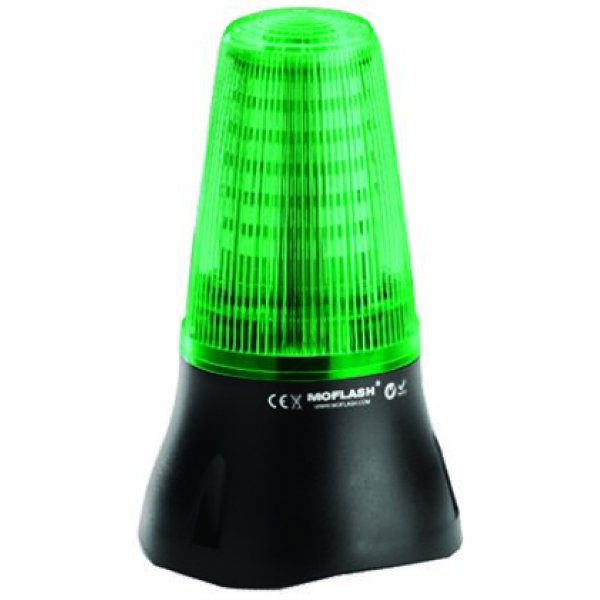 Moflash LEDD125-03-04 LED Multiple Effect Beacon Green 115 Vac