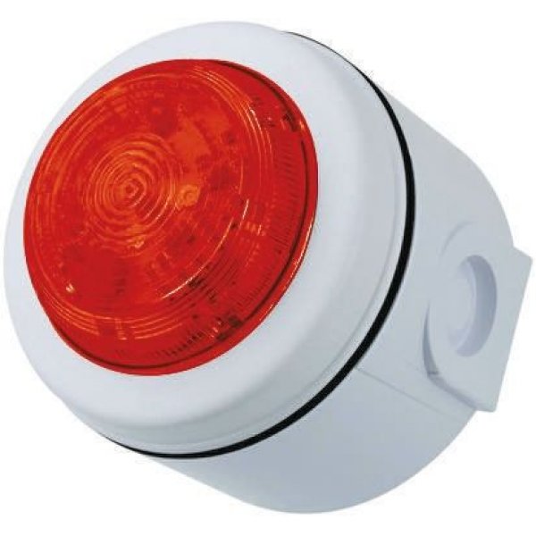 Eaton SOLM/R/W/D Red Flashing Beacon, 9 → 60 V dc, Surface Mount