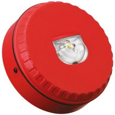 Eaton SOL-LX-W/RF/R1/U Red Flashing Beacon, 9 → 60 V dc, Wall Mount