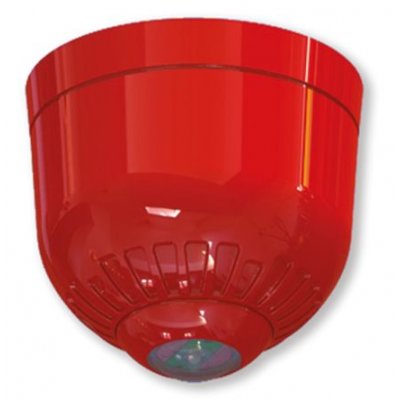 Klaxon ESD-5008 LED Flashing Beacon Sonos Pulse Red 17-60 Vdc