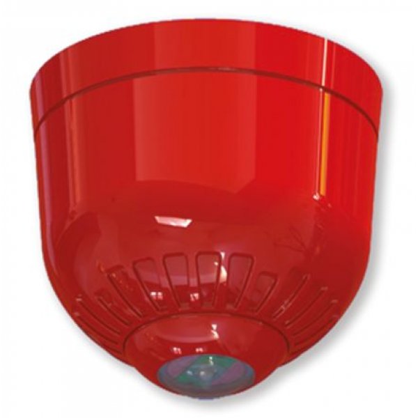 Klaxon ESD-5007 LED Flashing Beacon Sonos Pulse Red 17-60 Vdc