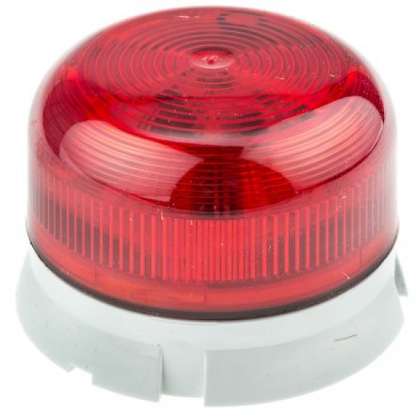 Klaxon QBS-0062 LED Flashing Beacon Red 12-35Vdc