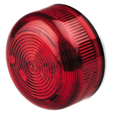 Klaxon QBS-0040 Xenon Flashing Beacon Red 12 Vdc/24 Vdc