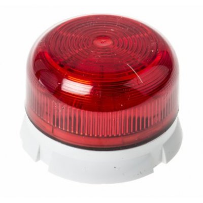 Klaxon 45-713212 Xenon Flashing Beacon Red 12 Vdc/24 Vdc