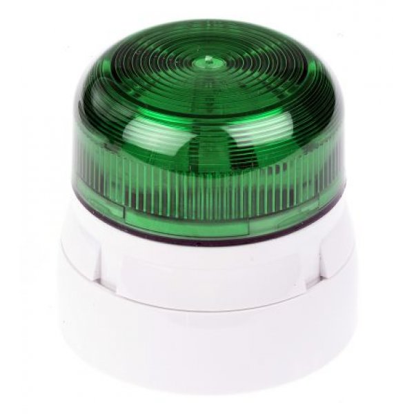 Klaxon QBS-0006 Xenon Flashing Beacon Green 110Vac