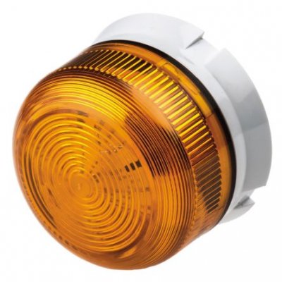 Klaxon QBS-0043 Xenon Flashing Beacon Amber 12 Vdc/24 Vdc
