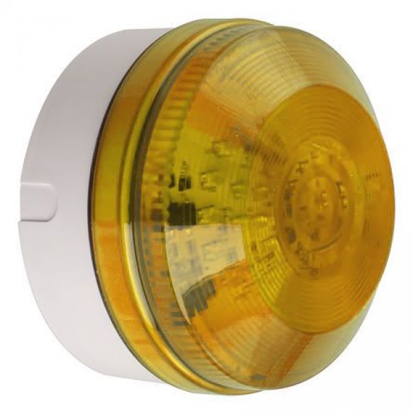 Moflash LED195-03WH-SB-01 LED Flashing Beacon Amber 35-85 Vac/dc