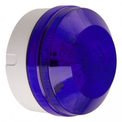 Moflash LED195-01WH-SB-03 LED Flashing Beacon Blue 8-20 Vac/dc