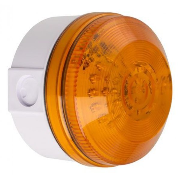 Moflash LED195-03WH-01 LED Flashing Beacon Amber 35-85 Vac/dc