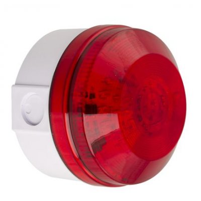 Moflash LED195-03WH-02 LED Flashing Beacon Red 35-85 Vac/dc